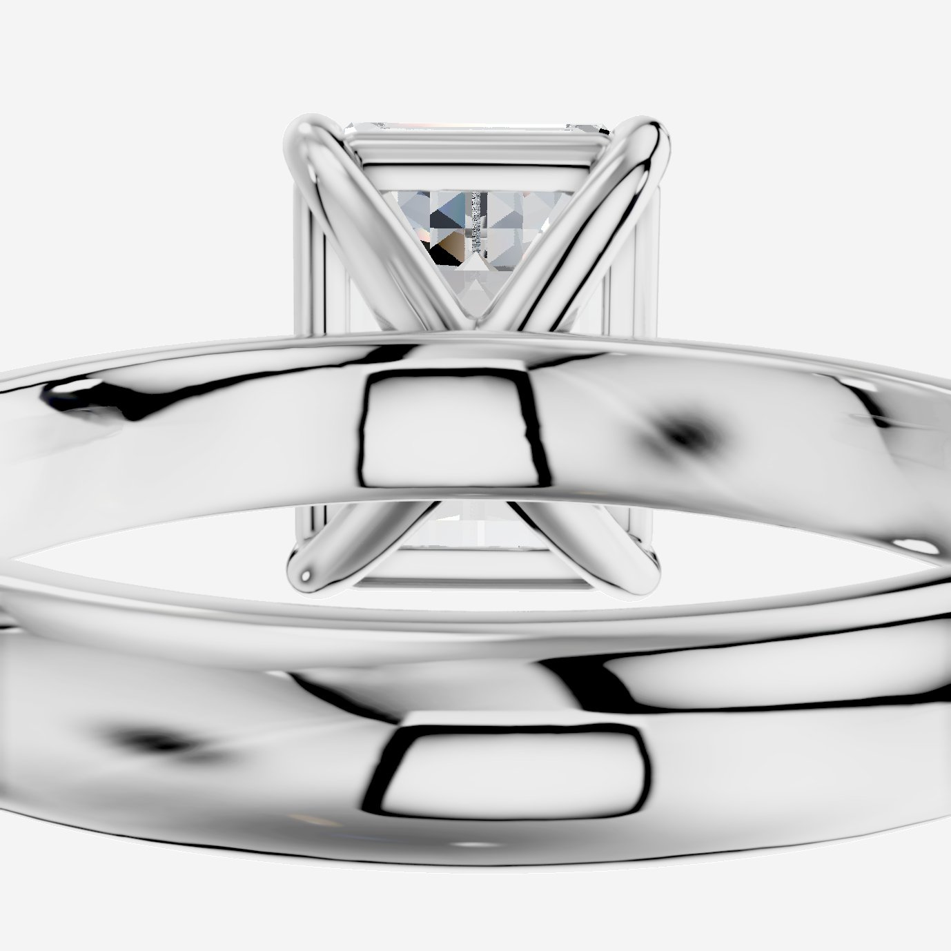 Aveline Emerald Kesim Laboratuvar Pırlanta Yüzük | X Diamond