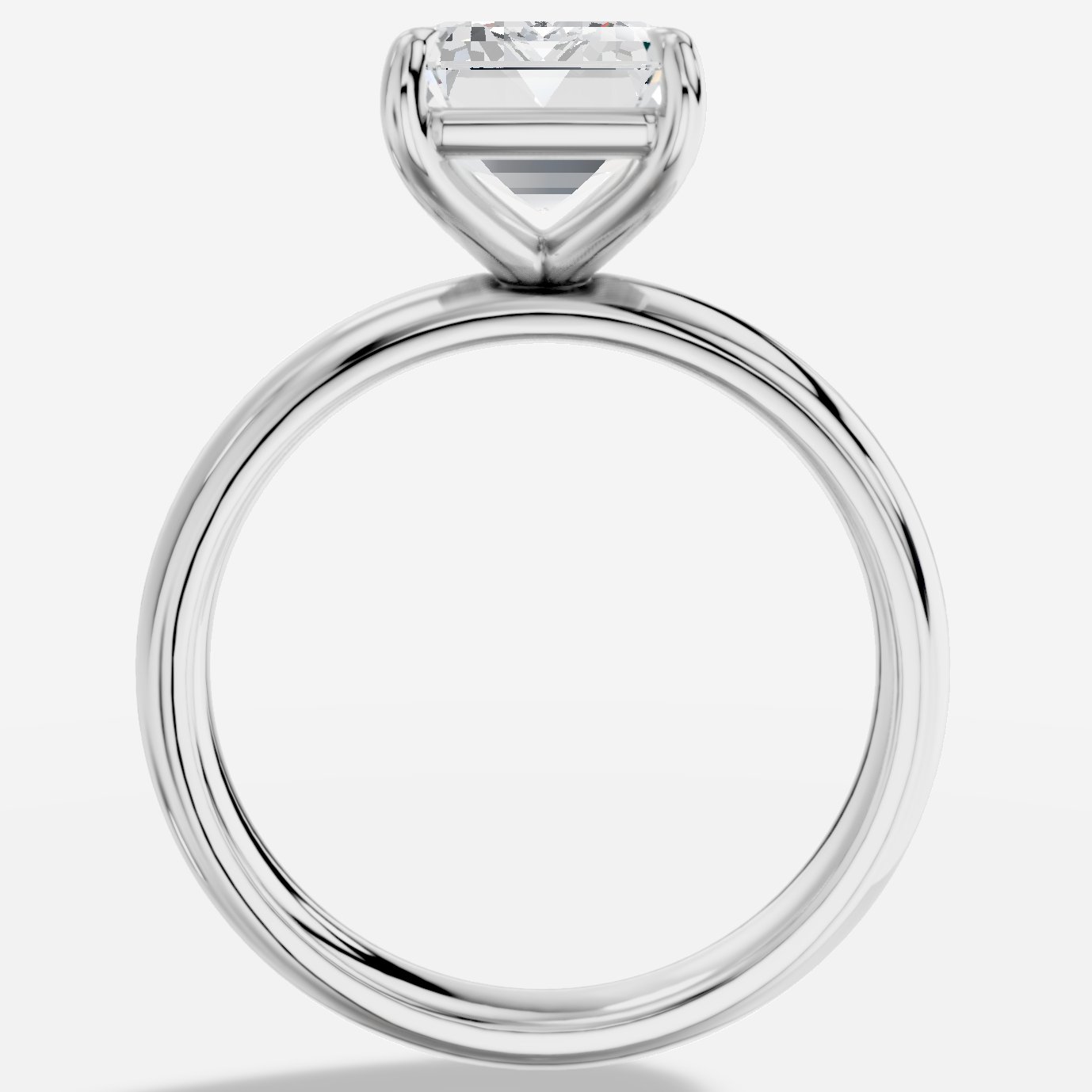 Aveline Emerald Kesim Laboratuvar Pırlanta Yüzük | X Diamond