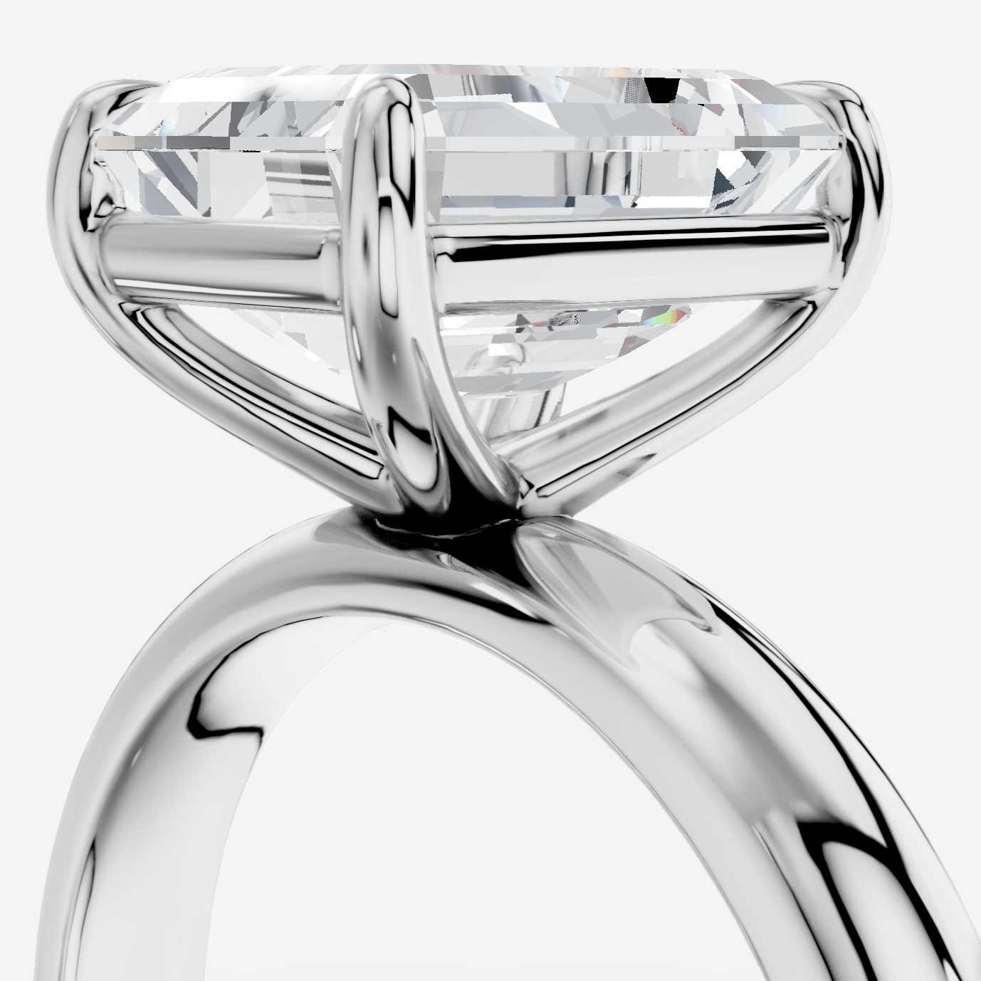 Aveline Emerald Kesim Laboratuvar Pırlanta Yüzük | X Diamond