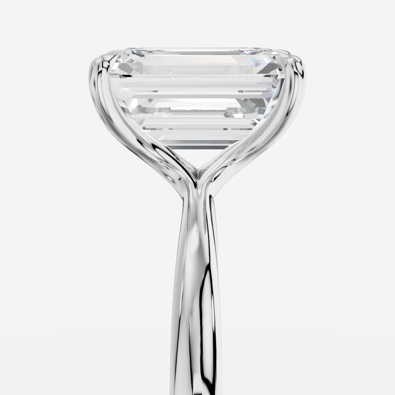 Cybele Emerald Yuvarlak Kesim Laboratuvar Pırlanta Yüzük | X Diamond