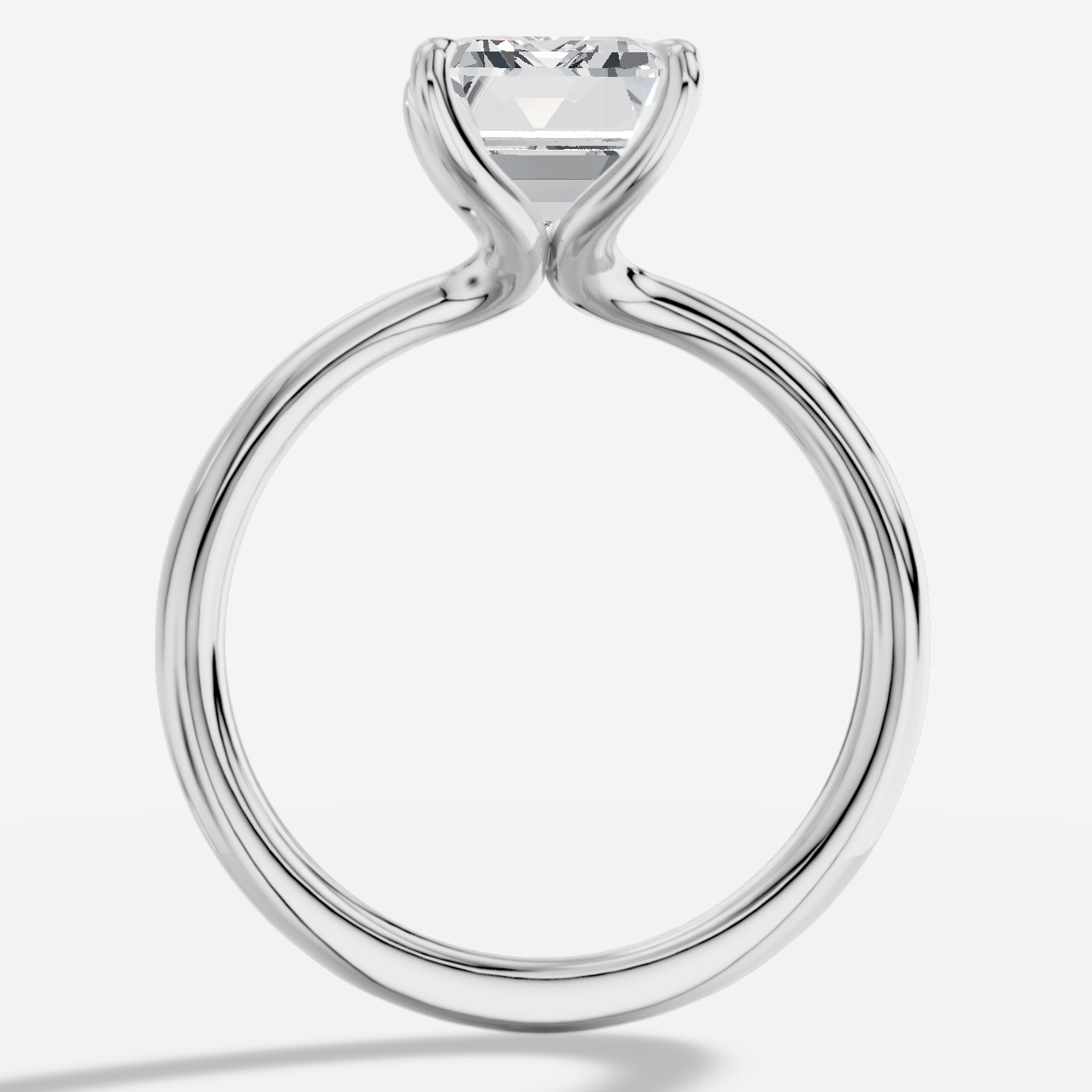 Cybele Emerald Yuvarlak Kesim Laboratuvar Pırlanta Yüzük | X Diamond