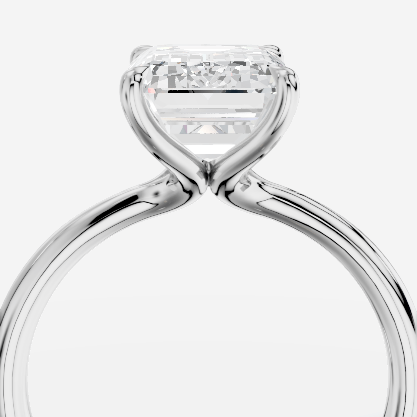 Cybele Emerald Yuvarlak Kesim Laboratuvar Pırlanta Yüzük | X Diamond