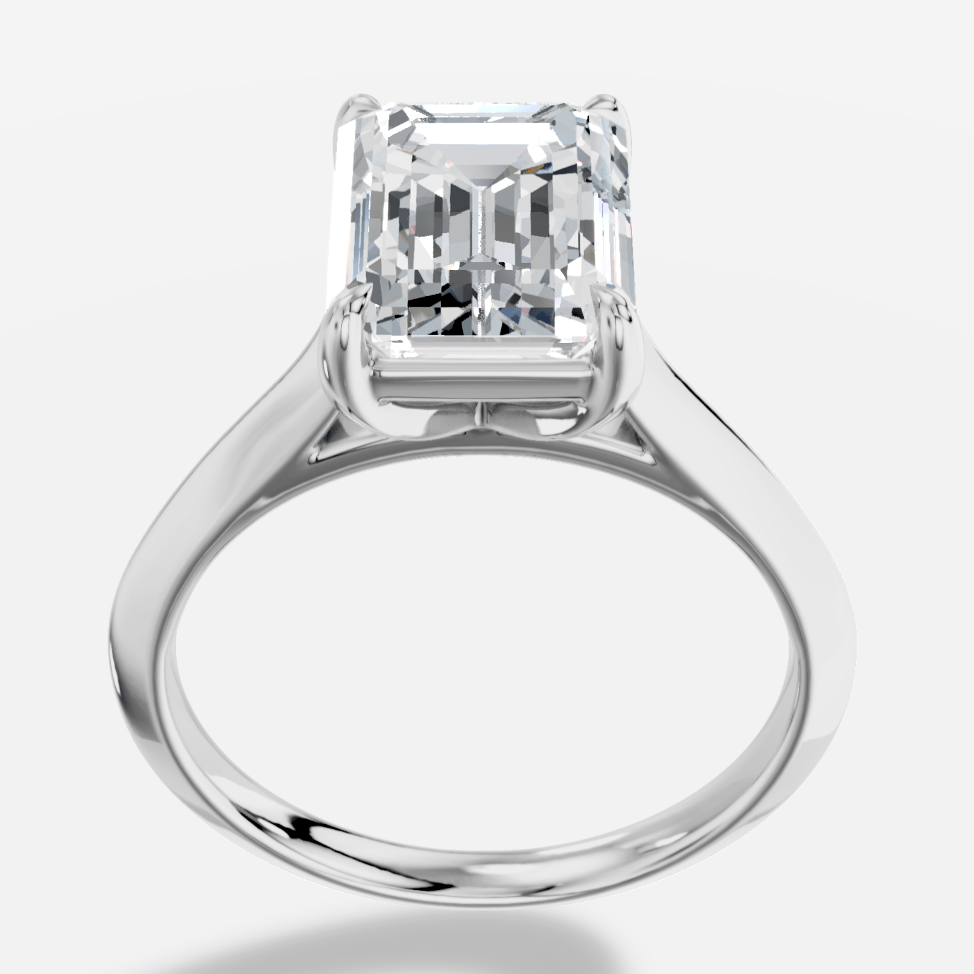 Cynara Emerald Kesim Laboratuvar Pırlanta Yüzük | X Diamond