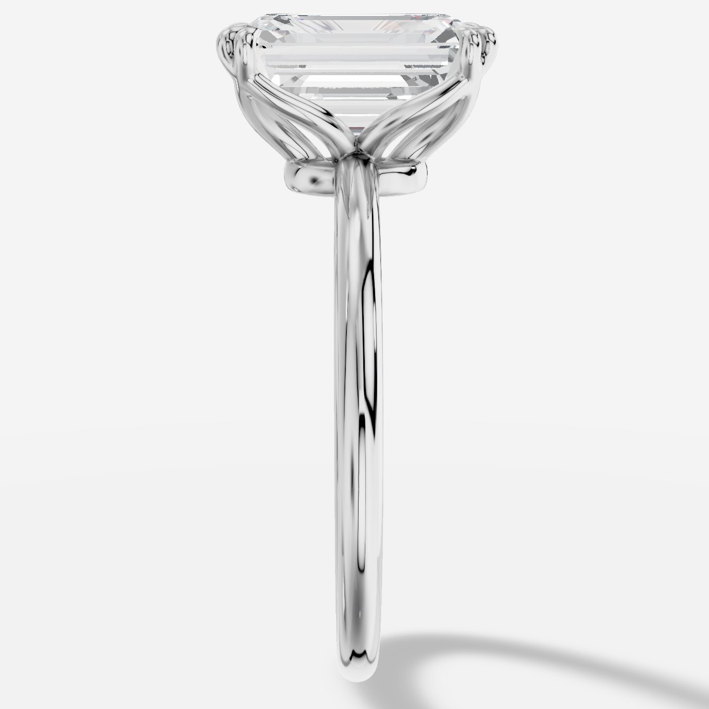 Eulalia Emerald Kesim Laboratuvar Pırlanta Yüzük | X Diamond