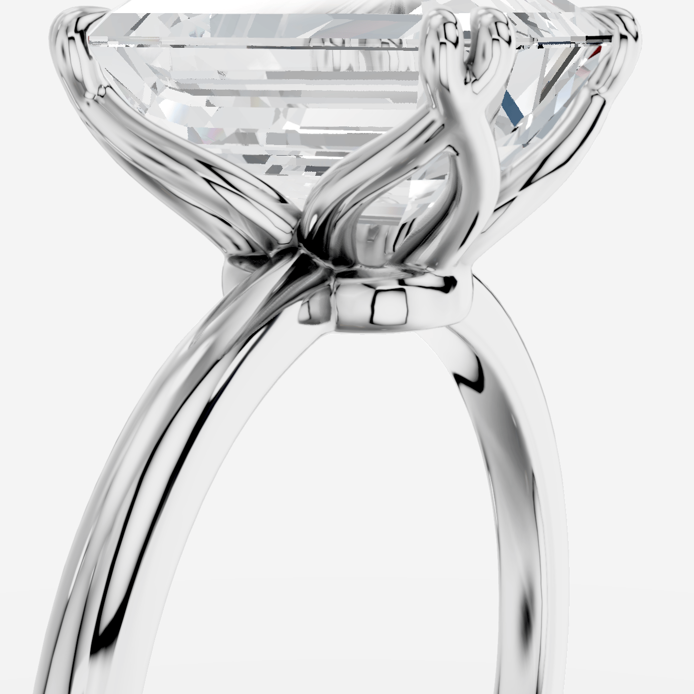 Eulalia Emerald Kesim Laboratuvar Pırlanta Yüzük | X Diamond