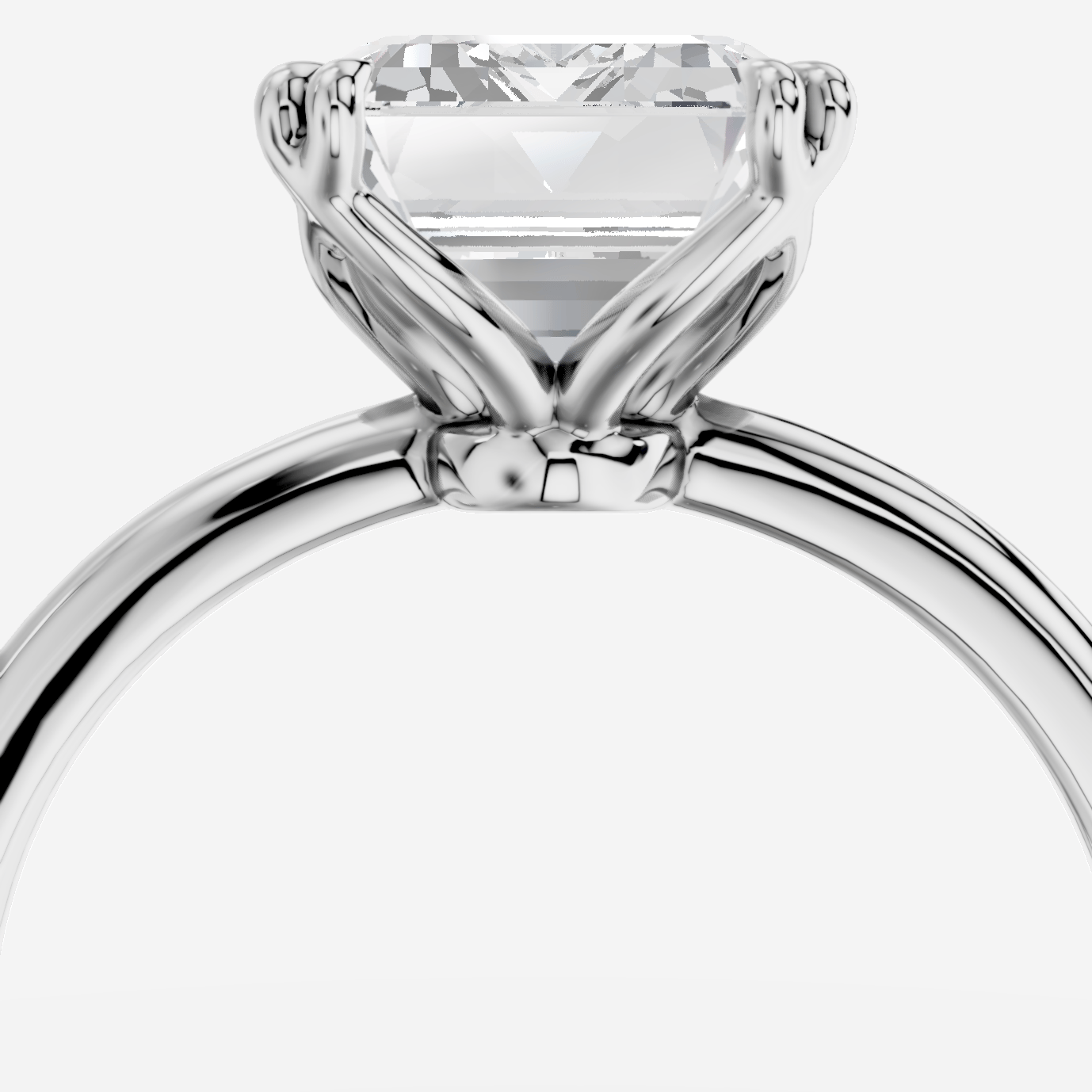 Eulalia Emerald Kesim Laboratuvar Pırlanta Yüzük | X Diamond
