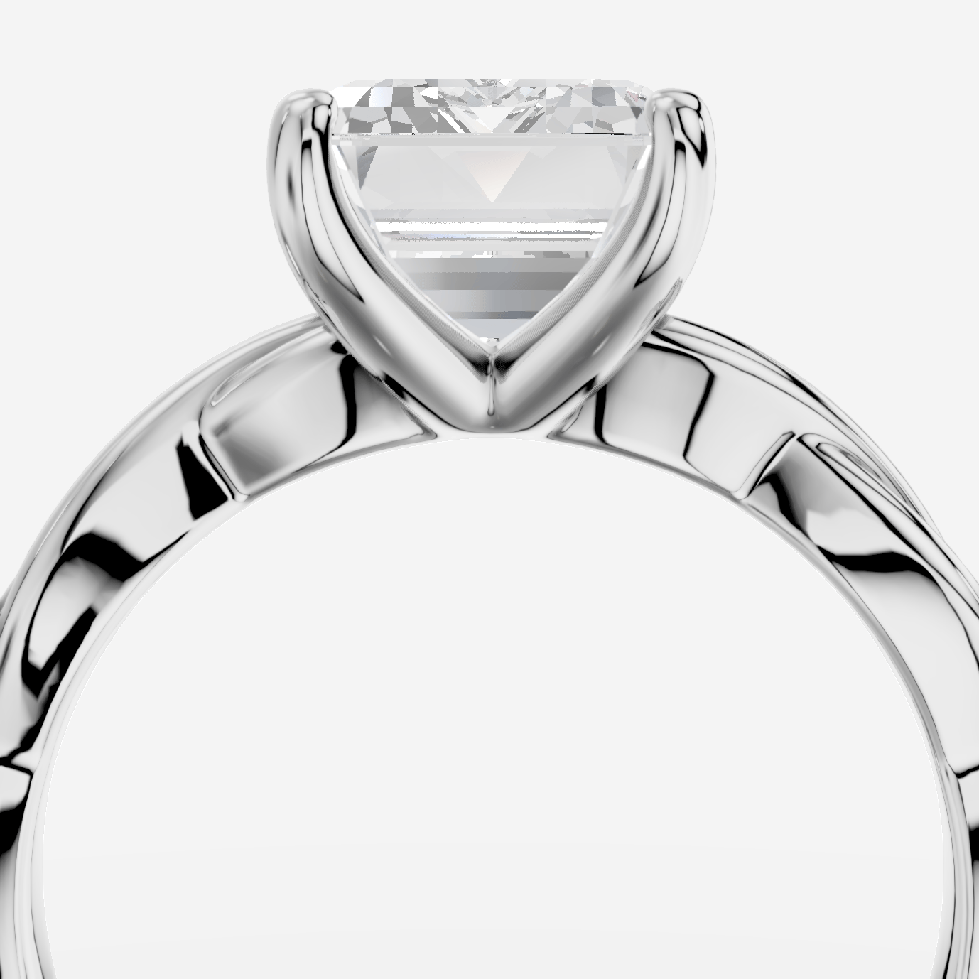 Hespera Emerald Kesim Laboratuvar Pırlanta Yüzük | X Diamond
