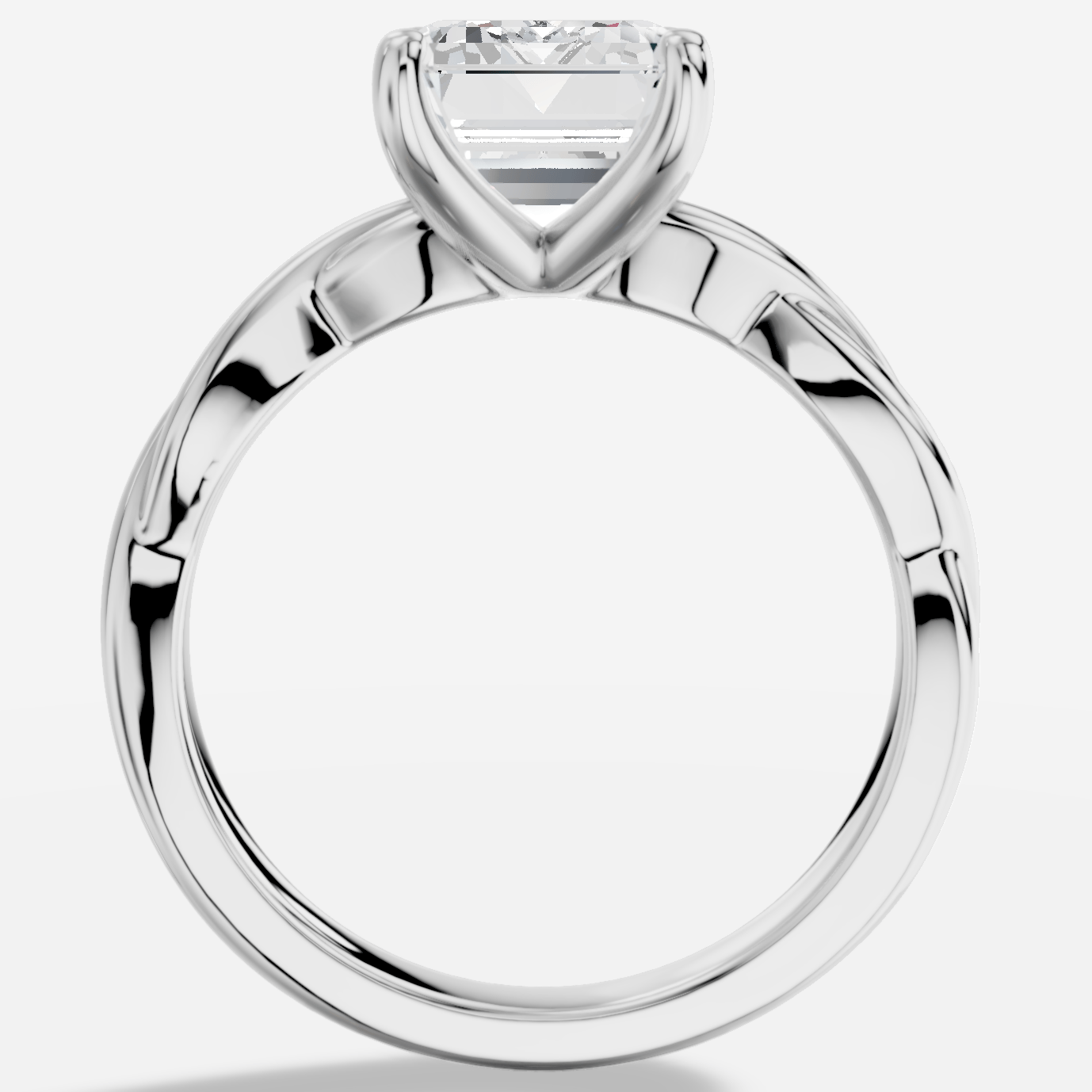 Hespera Emerald Kesim Laboratuvar Pırlanta Yüzük | X Diamond