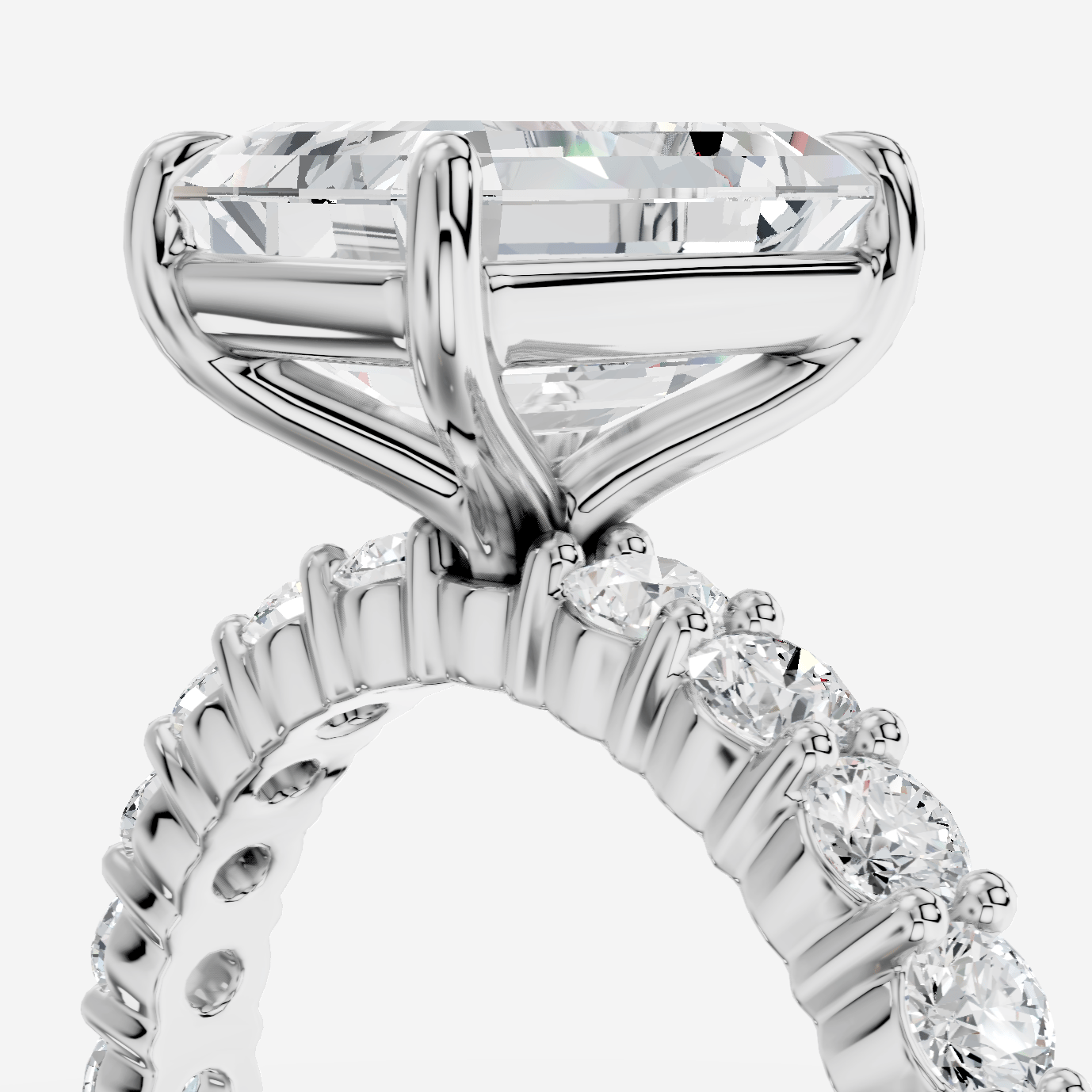 Imperial Emerald Kesim Exclusive Laboratuvar Pırlanta Yüzük | X Diamond