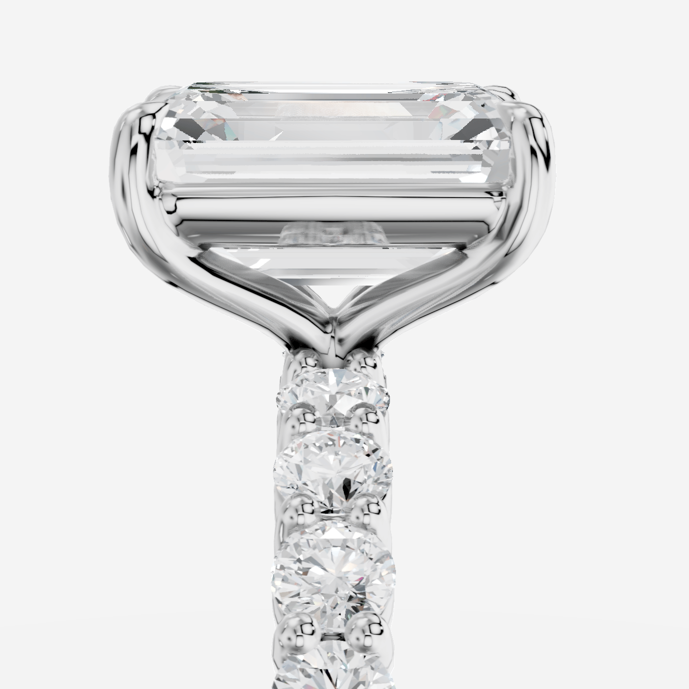 Imperial Emerald Kesim Exclusive Laboratuvar Pırlanta Yüzük | X Diamond