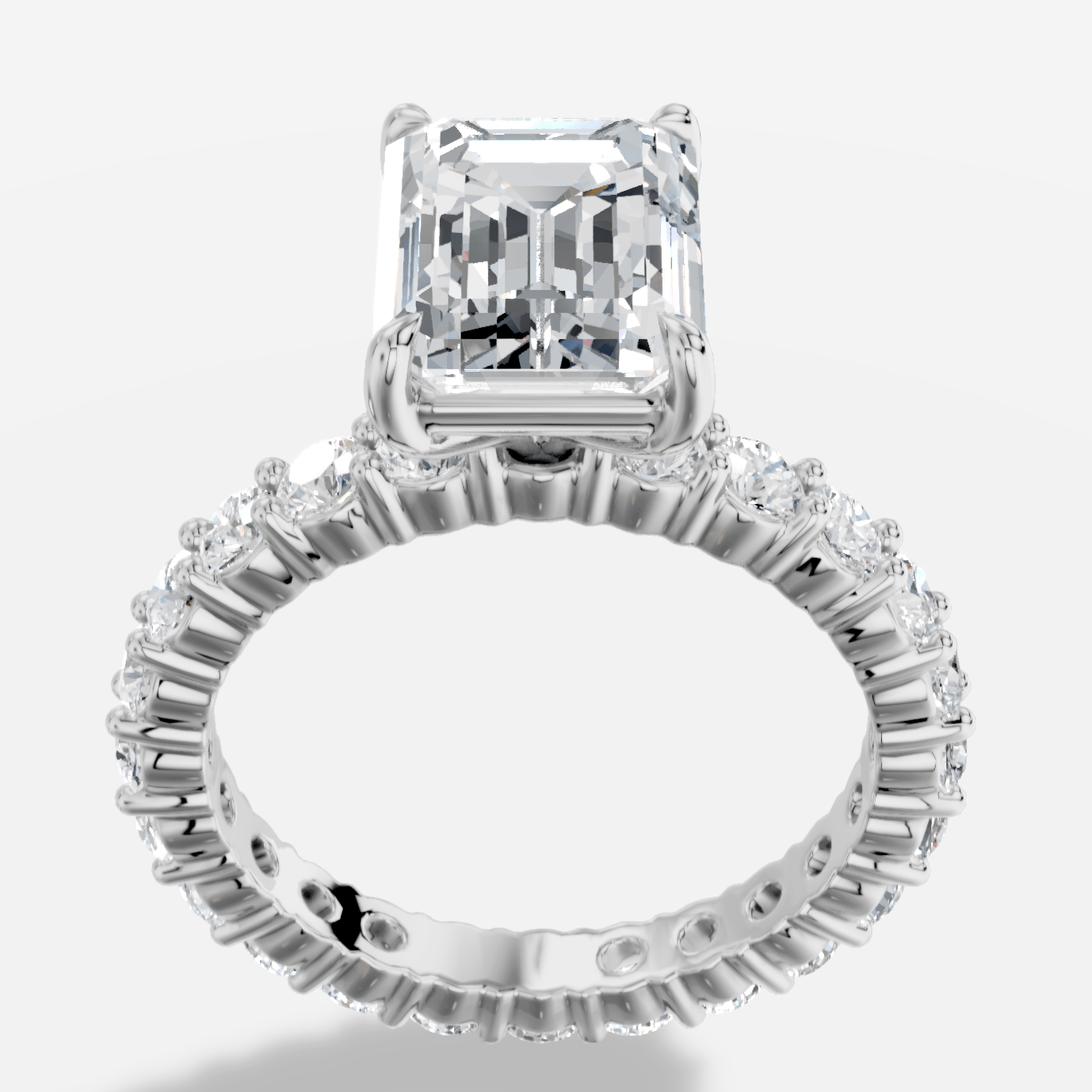 Imperial Emerald Kesim Exclusive Laboratuvar Pırlanta Yüzük | X Diamond