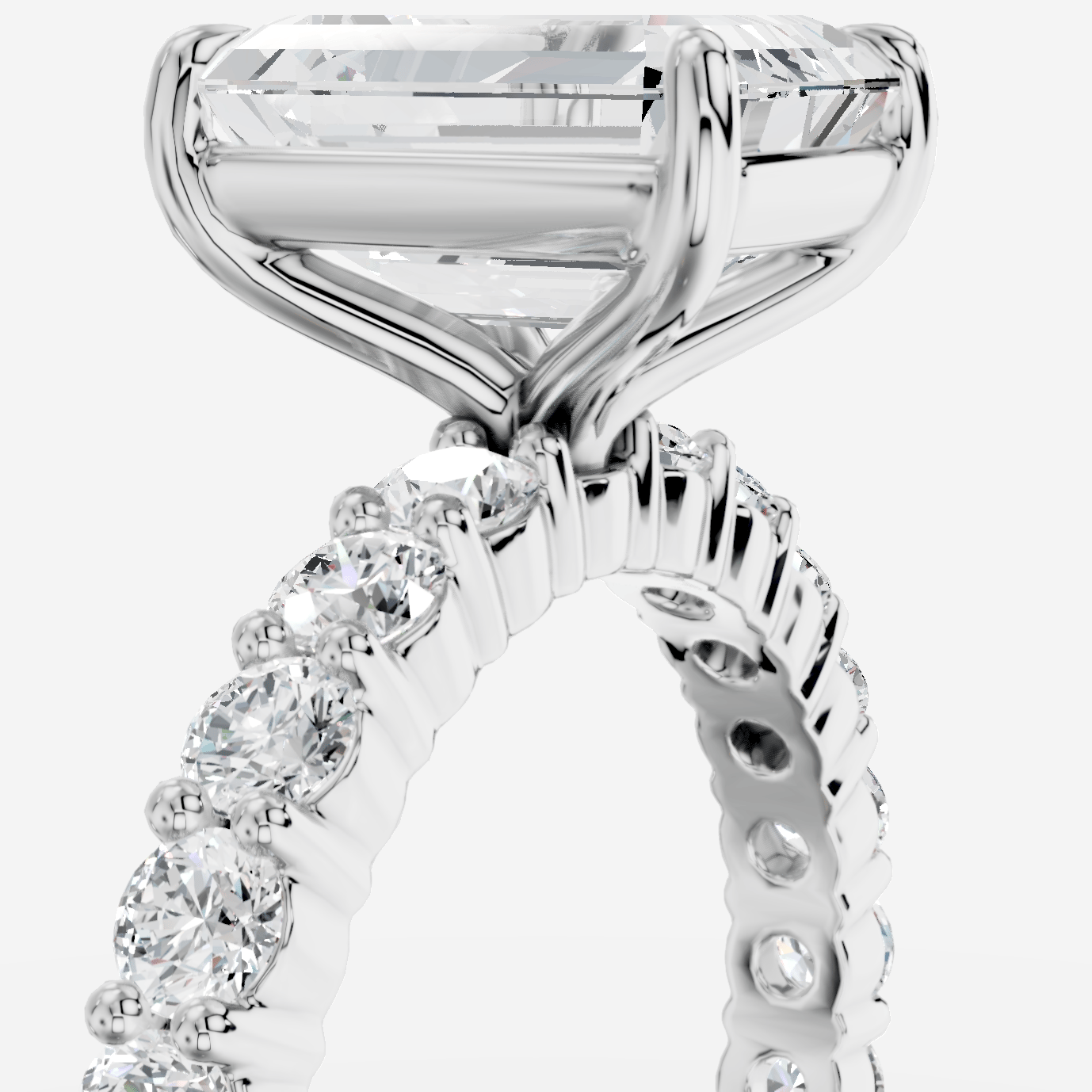 Imperial Emerald Kesim Exclusive Laboratuvar Pırlanta Yüzük | X Diamond