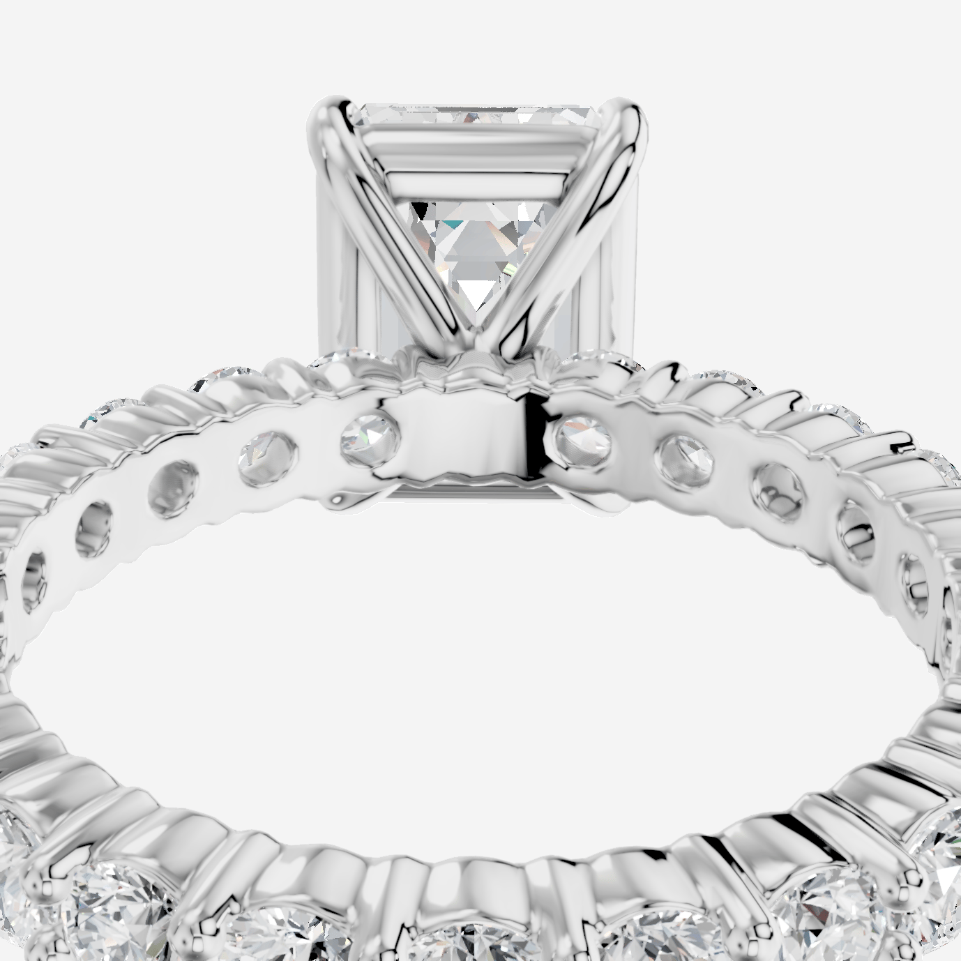 Imperial Emerald Kesim Exclusive Laboratuvar Pırlanta Yüzük | X Diamond