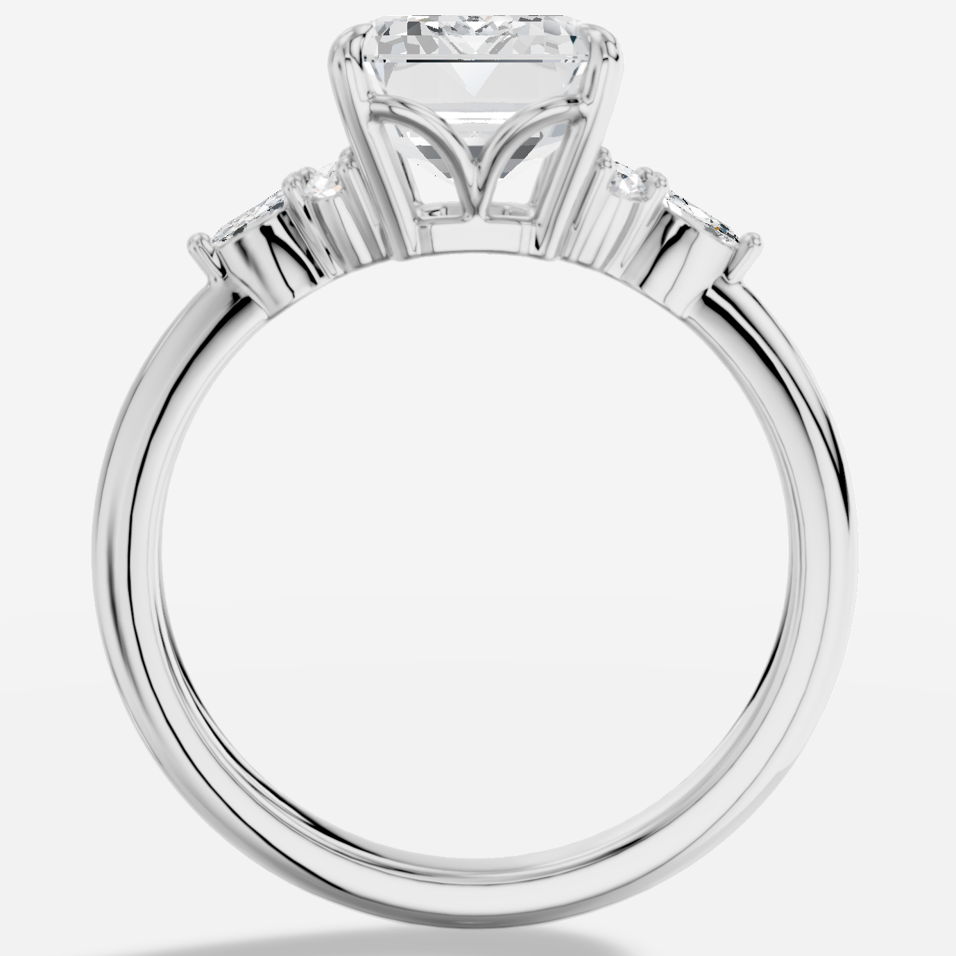 Liora Emerald Kesim Exclusive Laboratuvar Pırlanta Yüzük | X Diamond