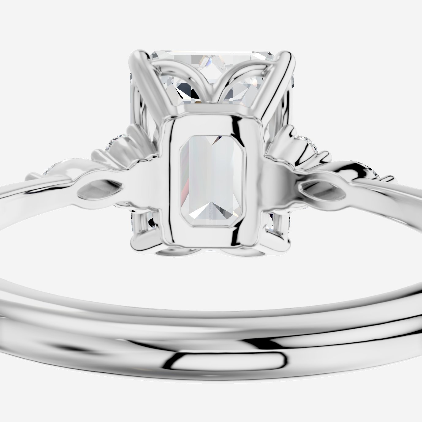 Liora Emerald Kesim Exclusive Laboratuvar Pırlanta Yüzük | X Diamond