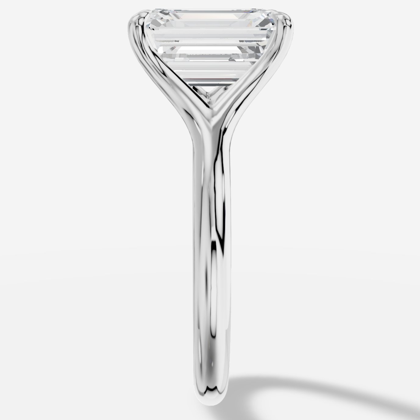 Lyanna Emerald Kesim Laboratuvar Pırlanta Yüzük | X Diamond