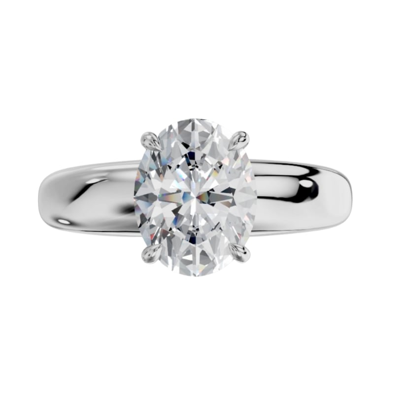 Velora Oval Kesim Laboratuvar Pırlanta Yüzük | X Diamond