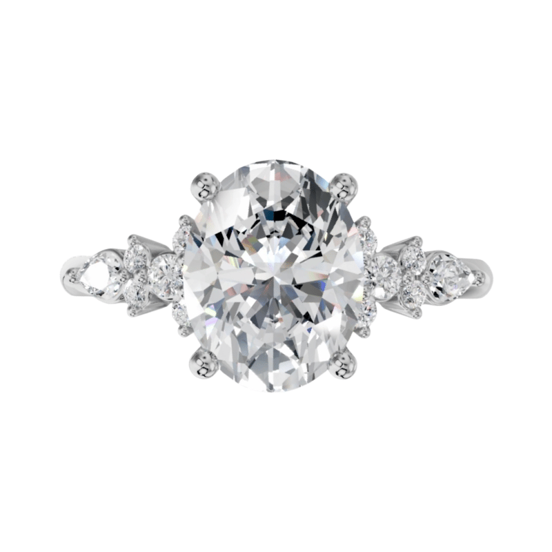 Veloria Oval Kesim Exclusive Laboratuvar Pırlanta Yüzük | X Diamond