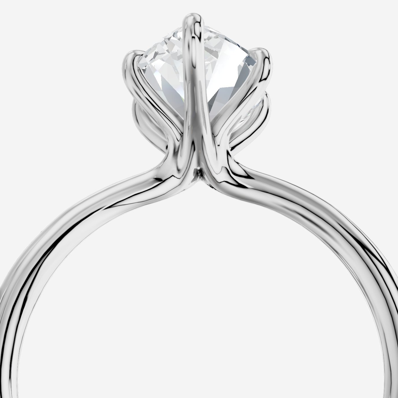 Cybele Markiz Yuvarlak Kesim Laboratuvar Pırlanta Yüzük | X Diamond