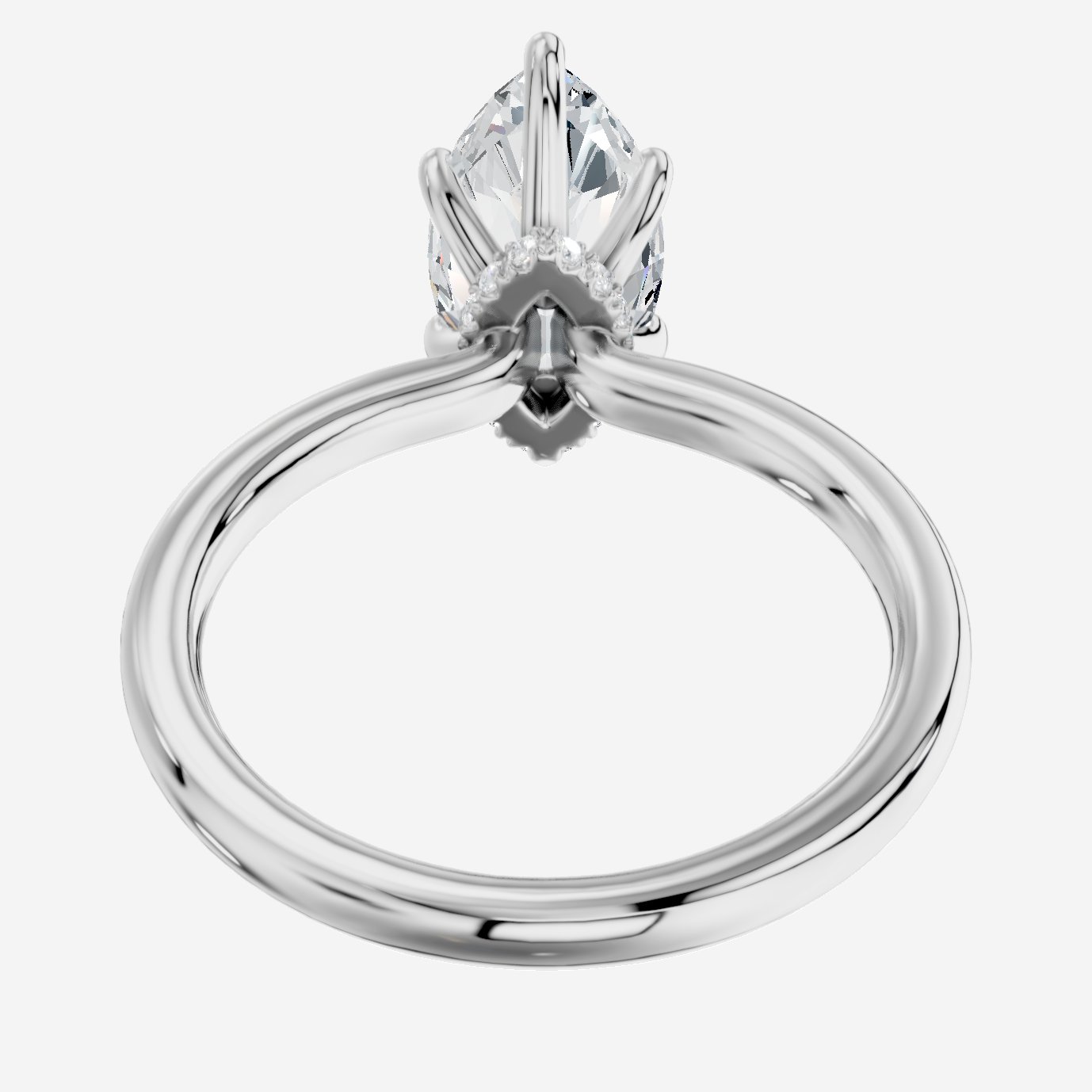 Elysium Markiz Kesim Laboratuvar Pırlanta Yüzük | X Diamond