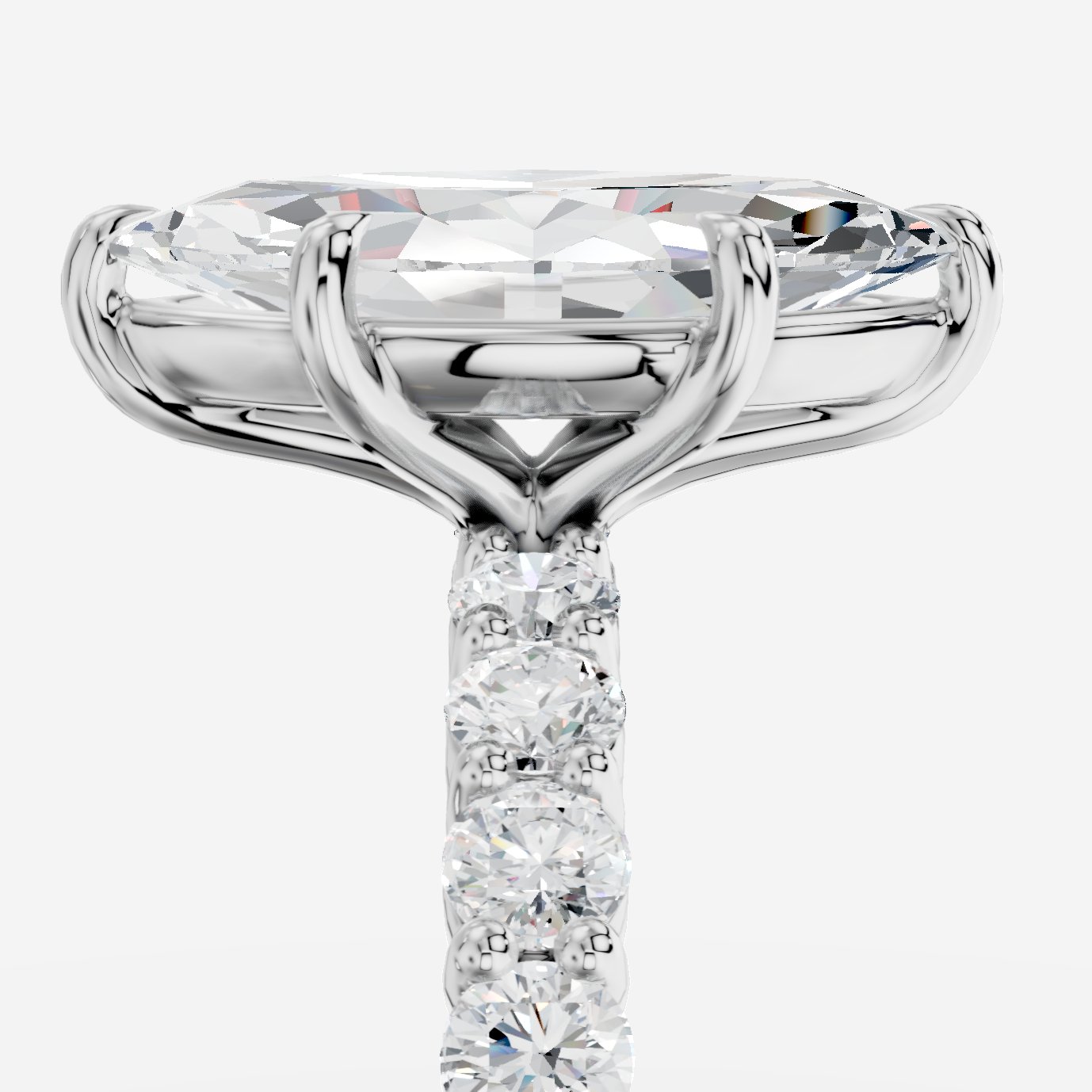 Imperial Markiz Kesim Exclusive Laboratuvar Pırlanta Yüzük | X Diamond