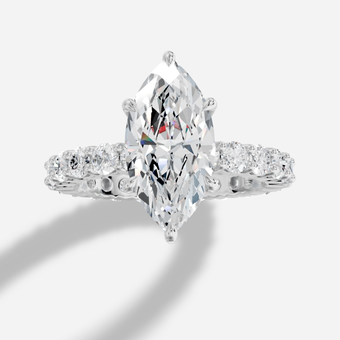 Imperial Markiz Kesim Exclusive Laboratuvar Pırlanta Yüzük | X Diamond