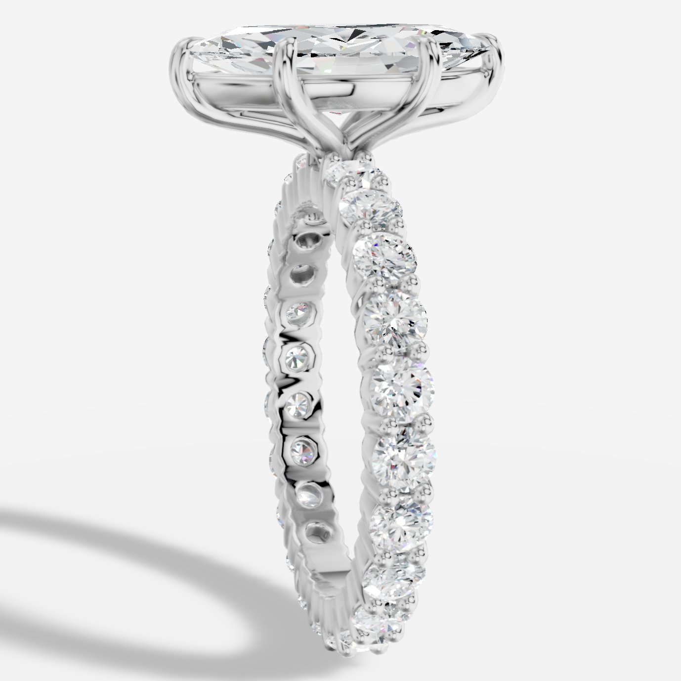 Imperial Markiz Kesim Exclusive Laboratuvar Pırlanta Yüzük | X Diamond