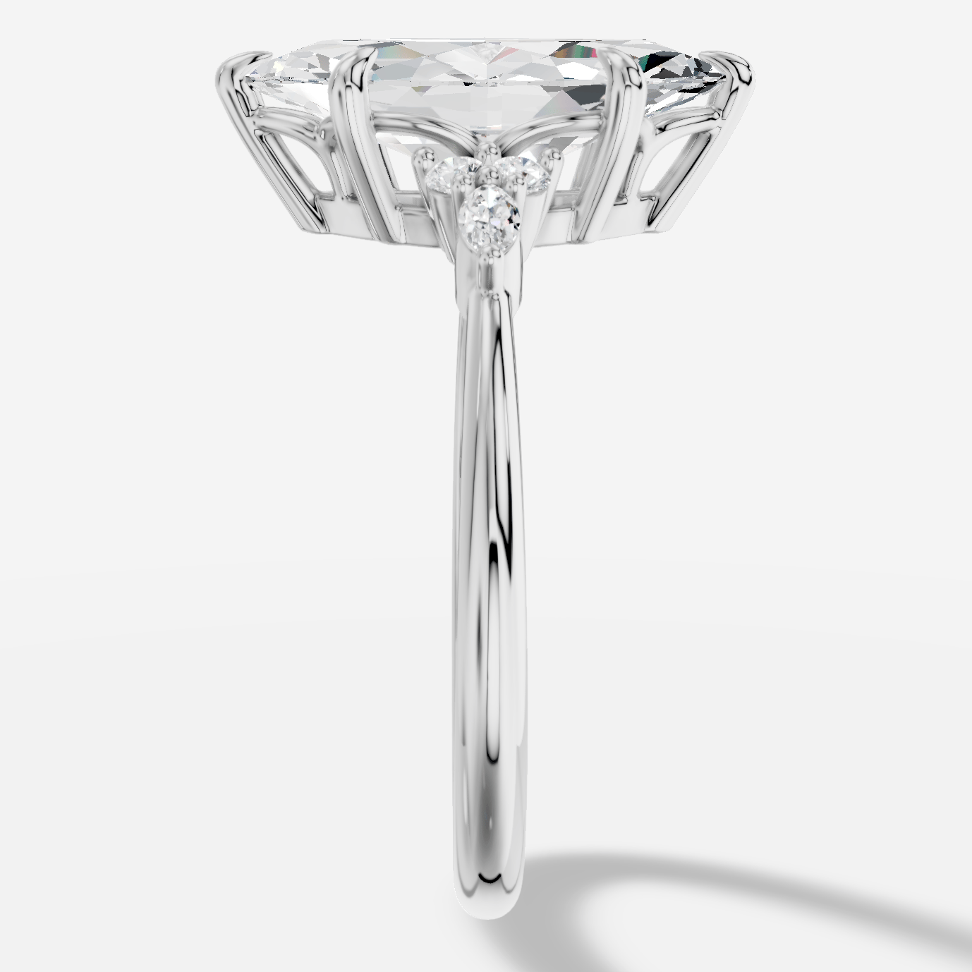 Liora Markiz Kesim Exclusive Laboratuvar Pırlanta Yüzük | X Diamond