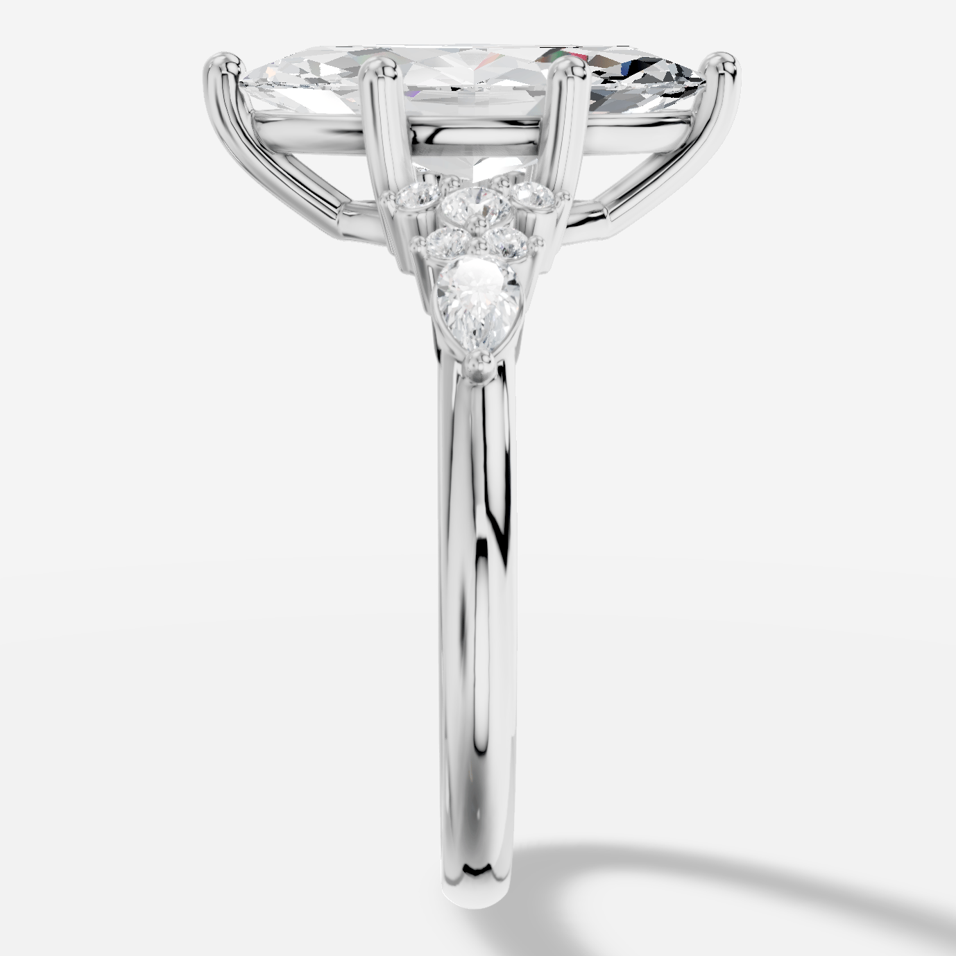 Veloria Markiz Kesim Exclusive Laboratuvar Pırlanta Yüzük | X Diamond