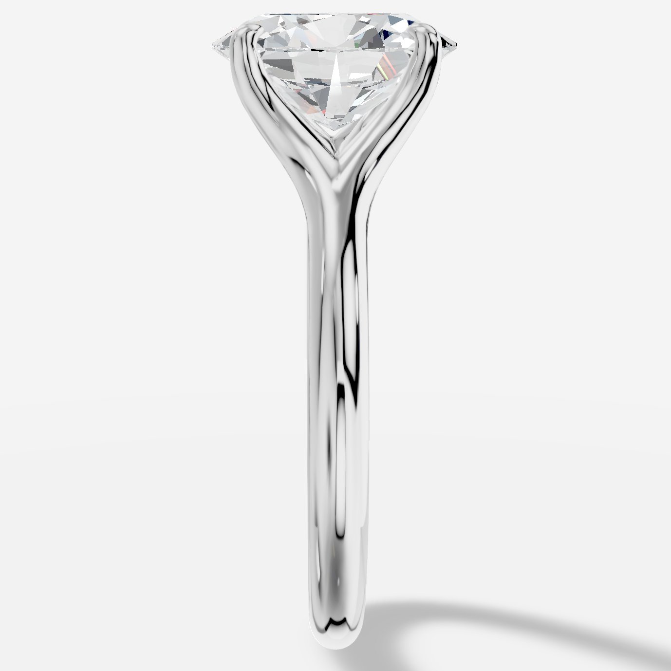 Aetheria Oval Kesim Laboratuvar Pırlanta Yüzük | X Diamond