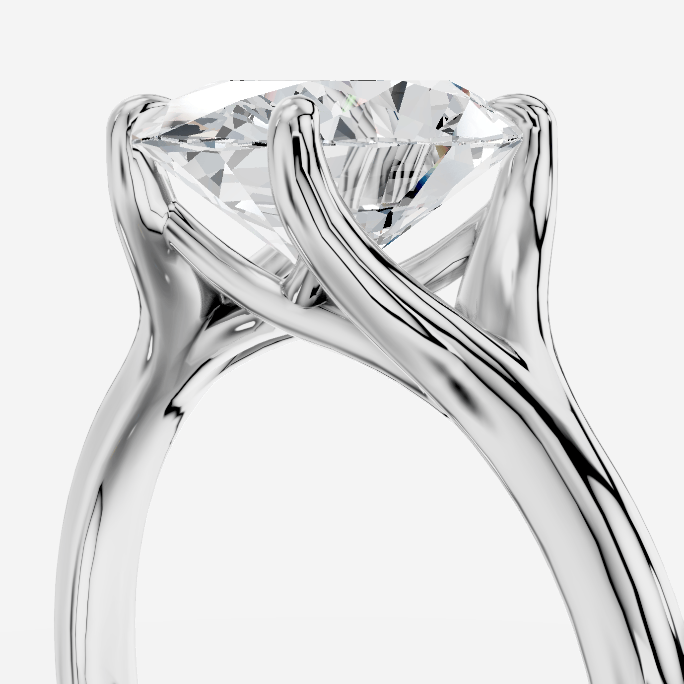 Aetheria Oval Kesim Laboratuvar Pırlanta Yüzük | X Diamond