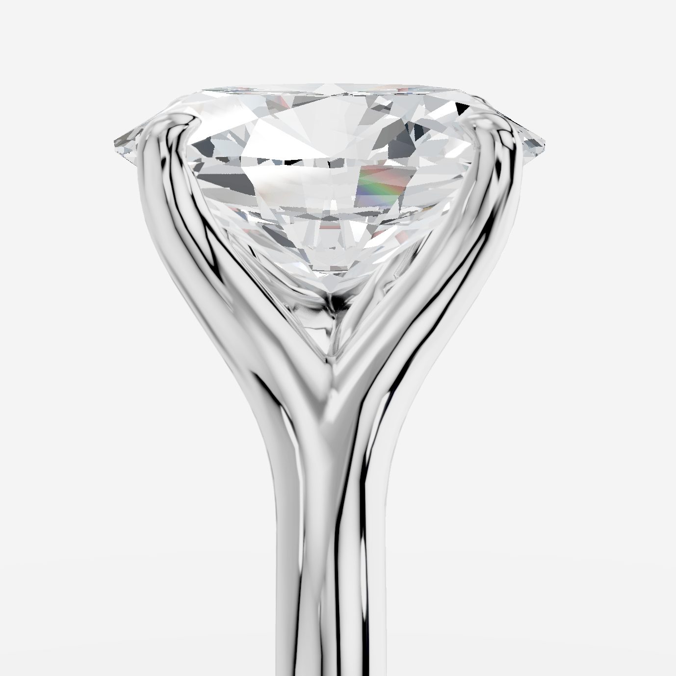 Aetheria Oval Kesim Laboratuvar Pırlanta Yüzük | X Diamond