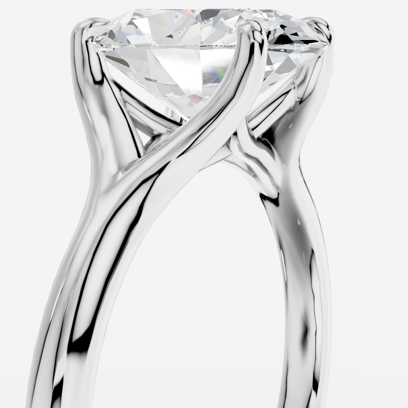 Aetheria Oval Kesim Laboratuvar Pırlanta Yüzük | X Diamond