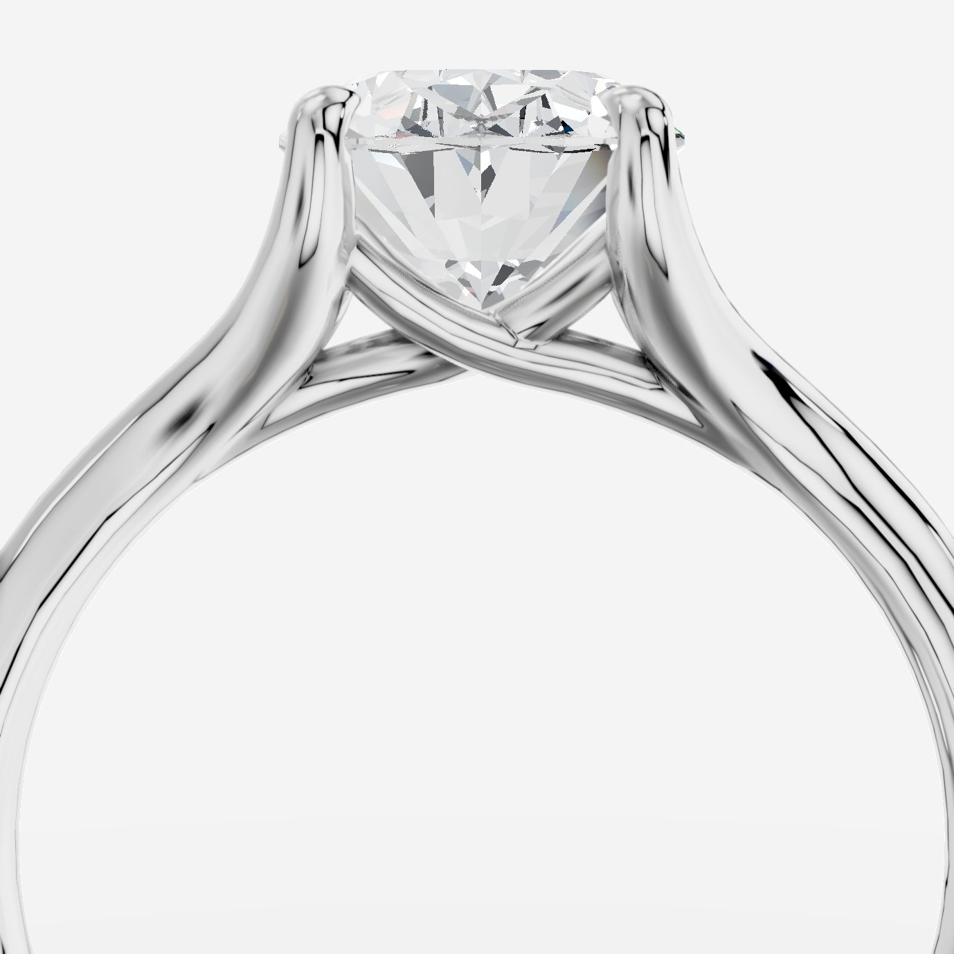 Aetheria Oval Kesim Laboratuvar Pırlanta Yüzük | X Diamond