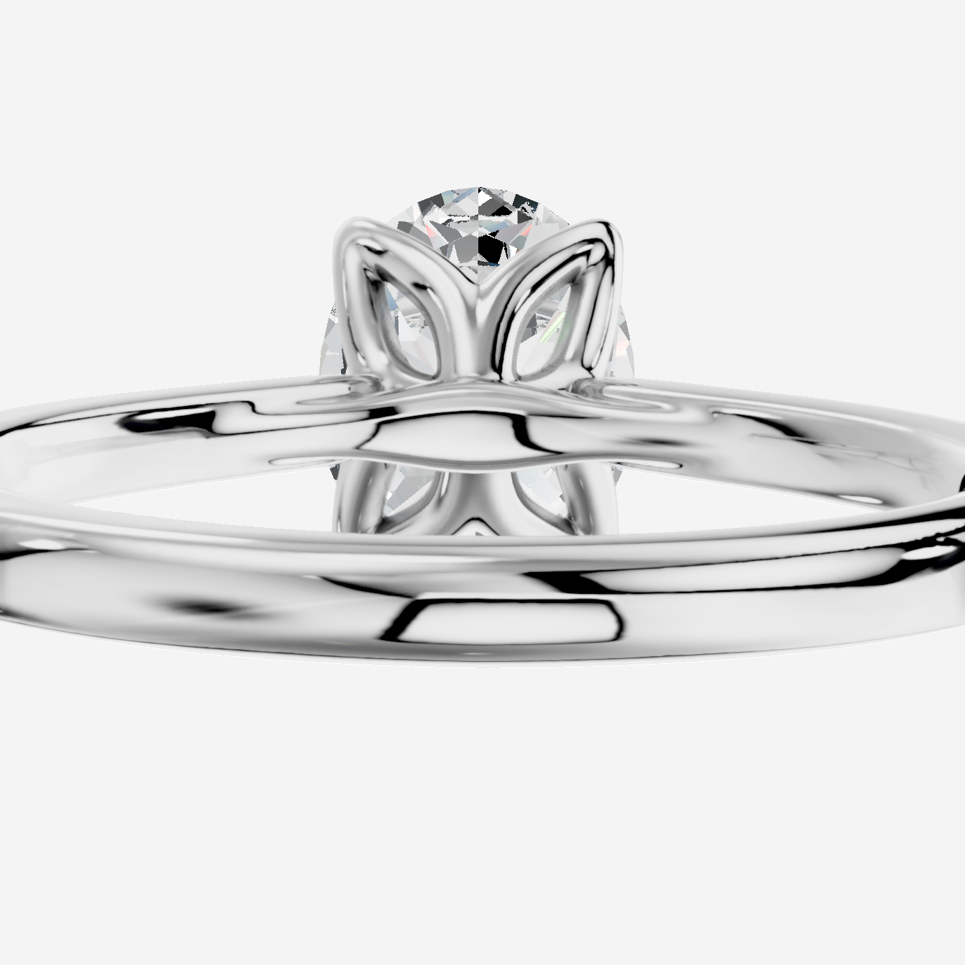 Amoria Oval Kesim Laboratuvar Pırlanta Yüzük | X Diamond