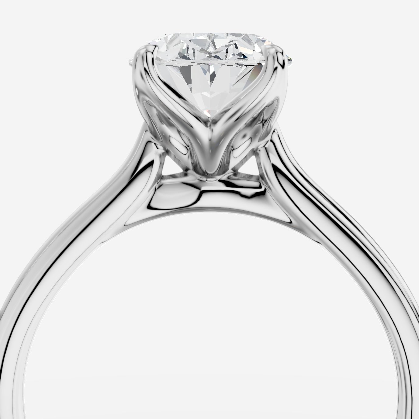 Amoria Oval Kesim Laboratuvar Pırlanta Yüzük | X Diamond