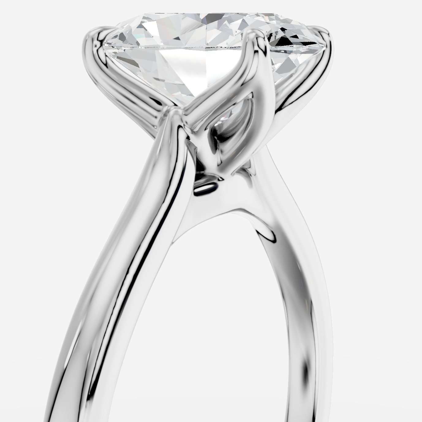 Amoria Oval Kesim Laboratuvar Pırlanta Yüzük | X Diamond