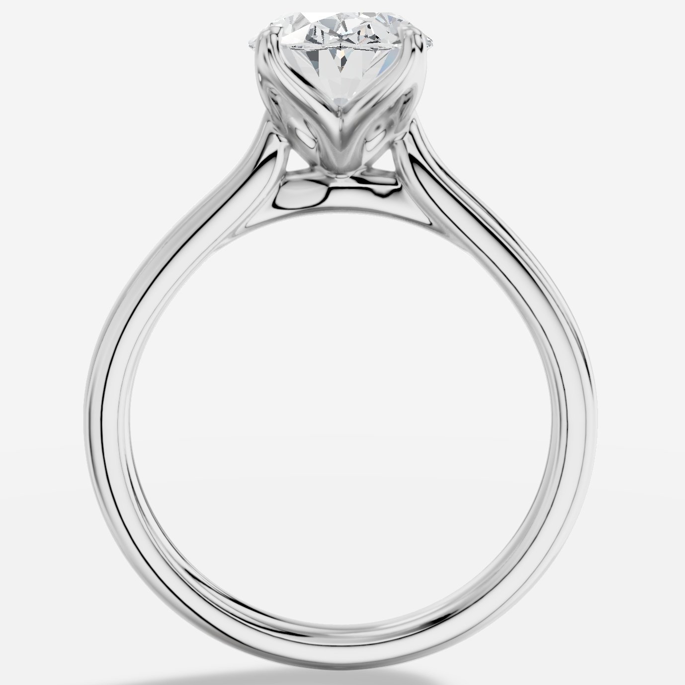 Amoria Oval Kesim Laboratuvar Pırlanta Yüzük | X Diamond
