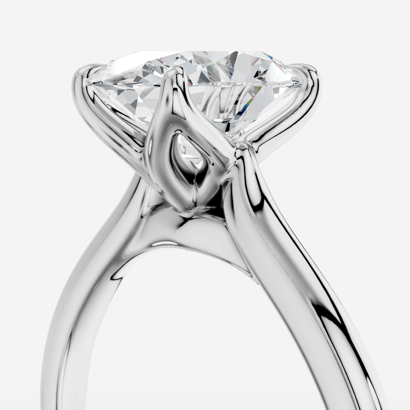 Amoria Oval Kesim Laboratuvar Pırlanta Yüzük | X Diamond