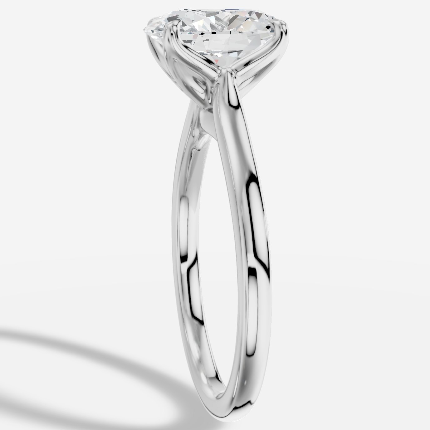 Amoria Oval Kesim Laboratuvar Pırlanta Yüzük | X Diamond