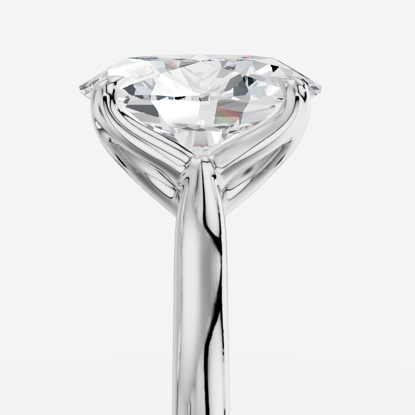 Amoria Oval Kesim Laboratuvar Pırlanta Yüzük | X Diamond