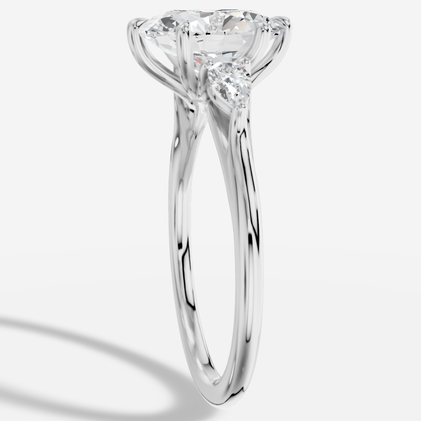 Celeste Oval Kesim Exclusive Laboratuvar Pırlanta Yüzük | X Diamond