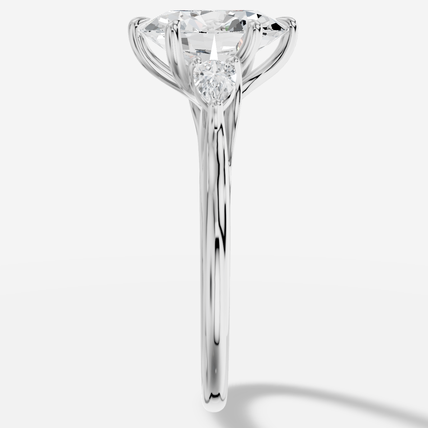 Celeste Oval Kesim Exclusive Laboratuvar Pırlanta Yüzük | X Diamond