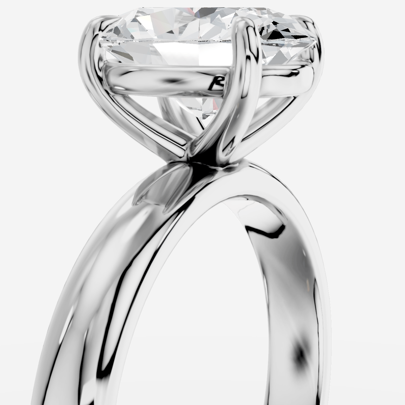Eirene Oval Kesim Laboratuvar Pırlanta Yüzük | X Diamond