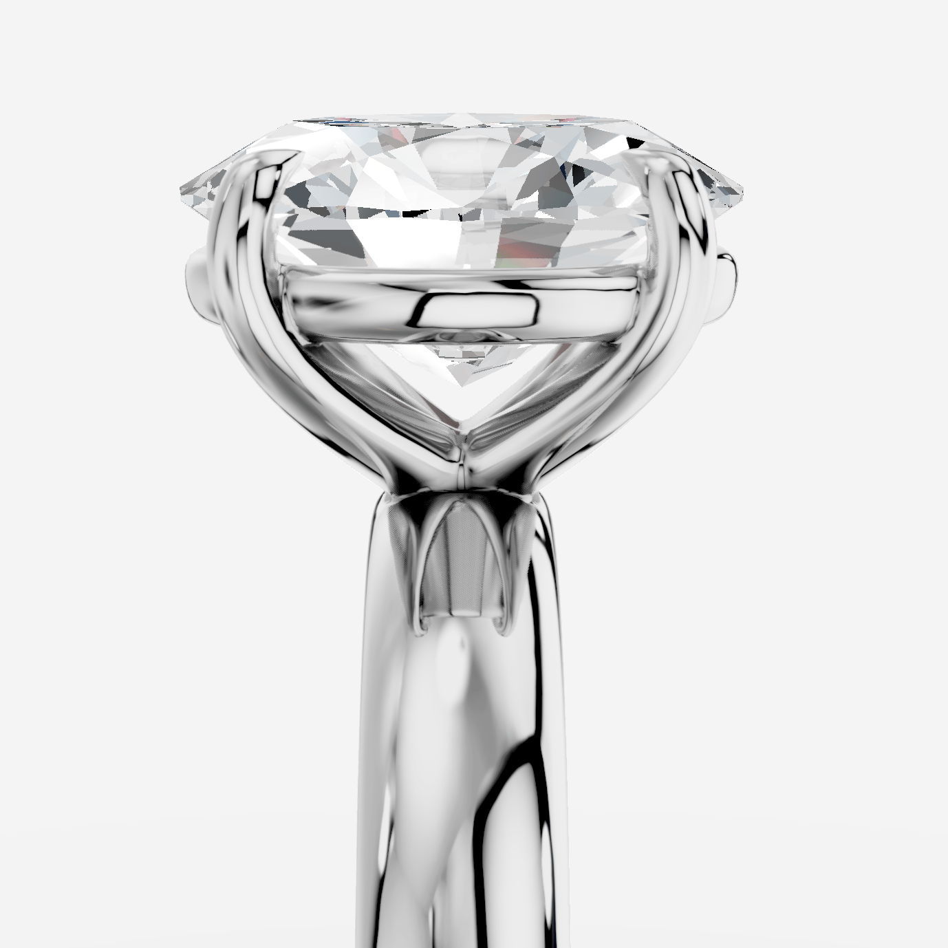 Eirene Oval Kesim Laboratuvar Pırlanta Yüzük | X Diamond