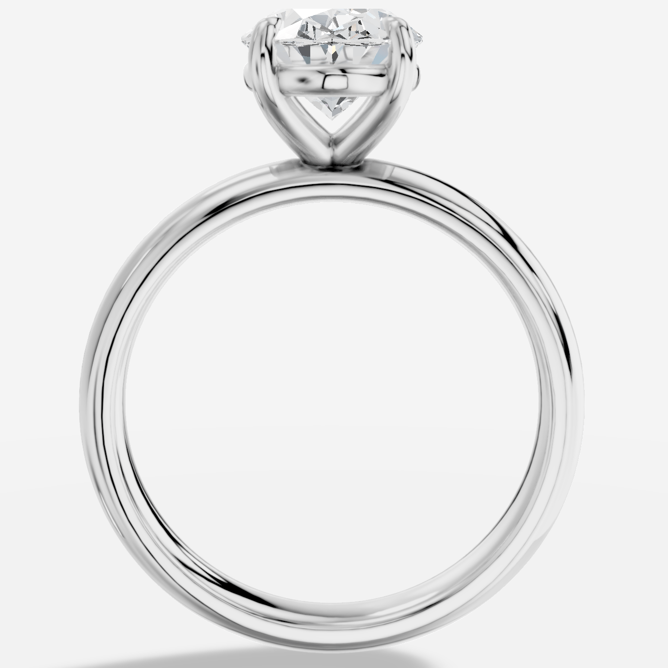 Eirene Oval Kesim Laboratuvar Pırlanta Yüzük | X Diamond