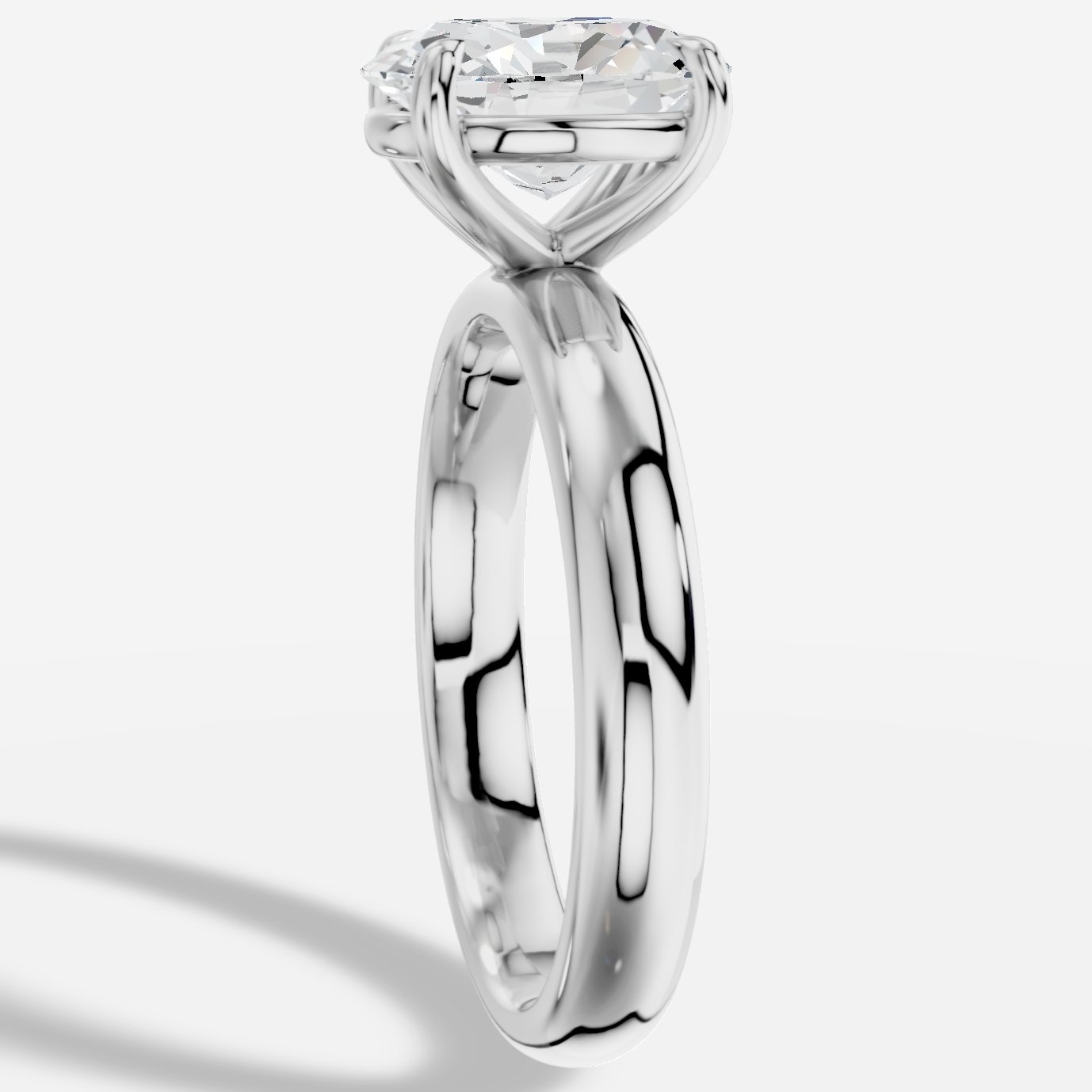 Eirene Oval Kesim Laboratuvar Pırlanta Yüzük | X Diamond