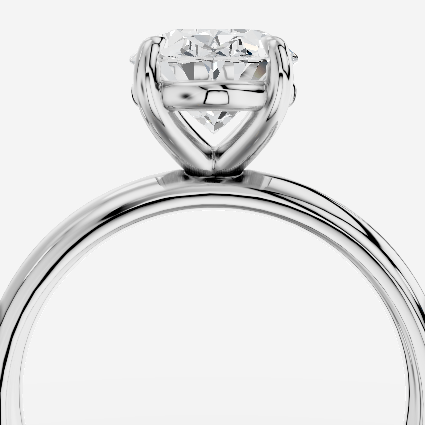 Eirene Oval Kesim Laboratuvar Pırlanta Yüzük | X Diamond