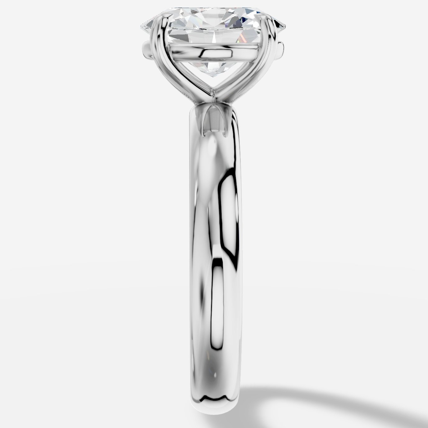 Eirene Oval Kesim Laboratuvar Pırlanta Yüzük | X Diamond