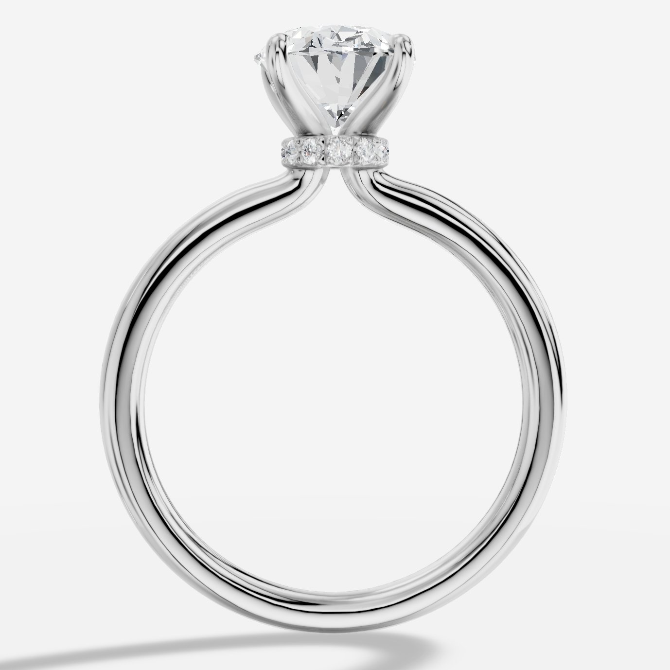Elysium Oval Kesim Laboratuvar Pırlanta Yüzük | X Diamond